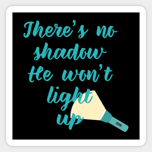 Reckless love of God Cory Asbury lyrics There's no shadow you won't light up WEAR YOUR WORSHIP Christian design Sticker